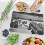 Into the Jaws of Death - D-day Vintage Photo by Robert F. Sargent Cutting Board Gallery Image 2