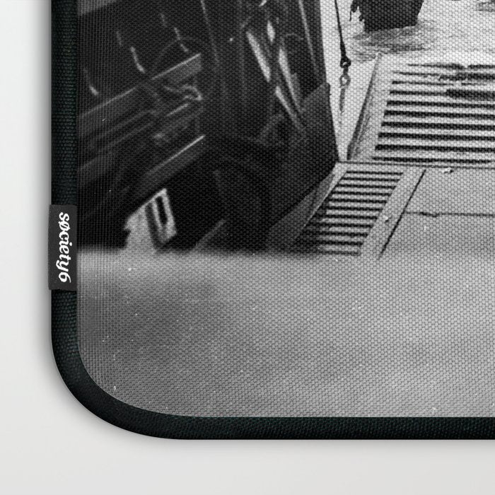 Into the Jaws of Death - D-day Vintage Photo by Robert F. Sargent Laptop Sleeve Gallery Image 3