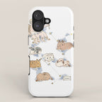 Gemini and the Rabbits iPhone Case Gallery Image 1