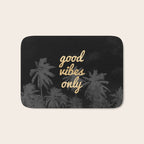 Good Vibes Only Palm Trees Bath Mat Gallery Image 1