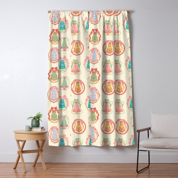 Rococo Cakes Window Curtain Gallery Image 5