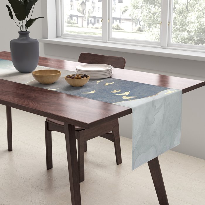 Blue Mountain Mist Table Runner Gallery Image 2