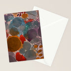 Bold Dreams - colorful red abstract happy art Stationery Card Gallery Image 2