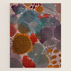 Bold Dreams - colorful red abstract happy art Jigsaw Puzzle Gallery Image 1