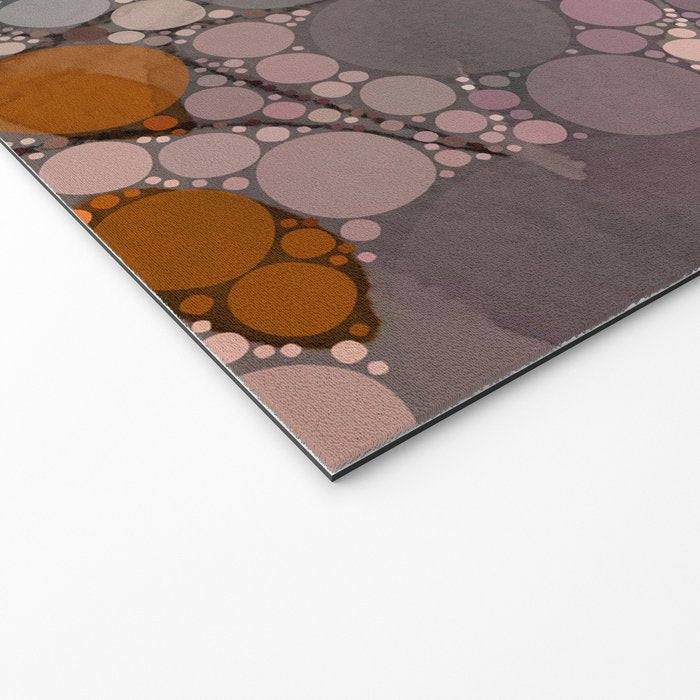 Bold Dreams - colorful red abstract happy art Welcome Mat Gallery Image 2