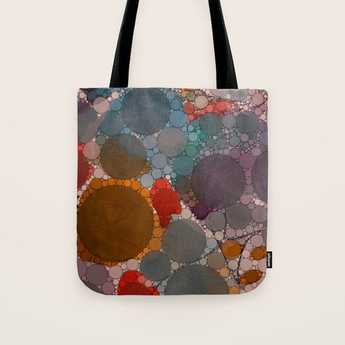 Bold Dreams - colorful red abstract happy art Tote Bag Gallery Image 1