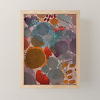 Bold Dreams - colorful red abstract happy art Mini Art Print Gallery Image 1