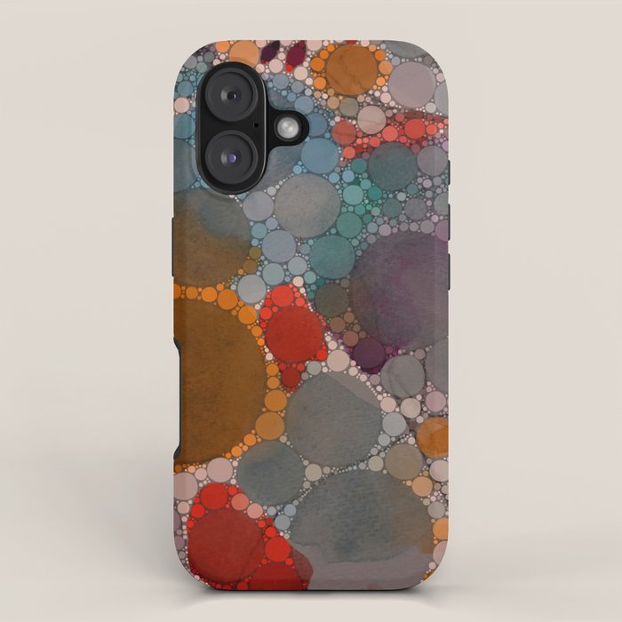 Bold Dreams - colorful red abstract happy art iPhone Case Gallery Image 1