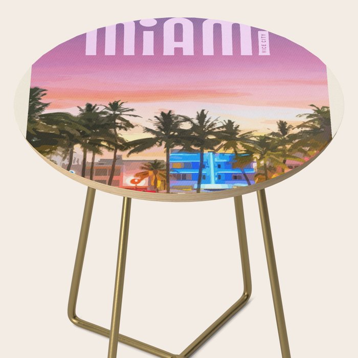 Travel to Miami Side Table Gallery Image 2