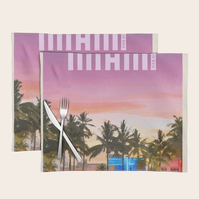 Travel to Miami Placemat Gallery Image 1
