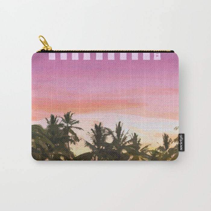 Travel to Miami Carry All Pouch Gallery Image 1