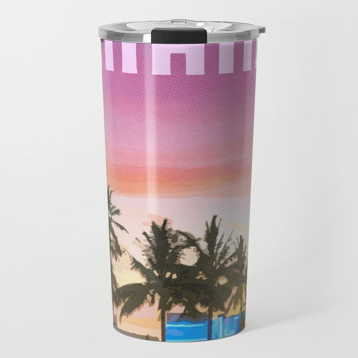 Travel to Miami Travel Mug Gallery Image 1
