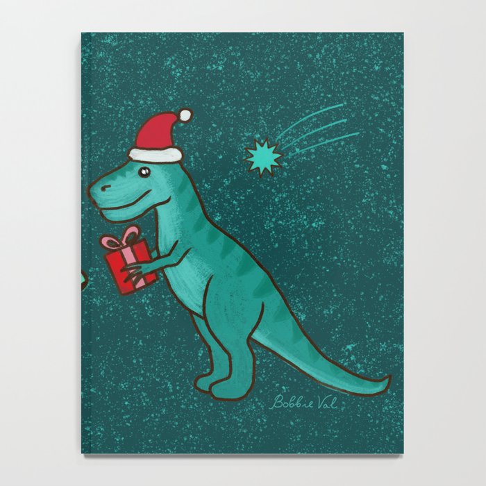Cute Christmas Dinosaurs Dinos Dinosaur Notebook Gallery Image 4