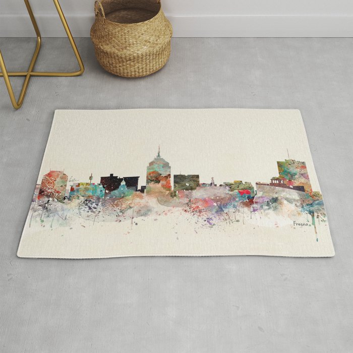 fresno skyline Rug Gallery Image 1