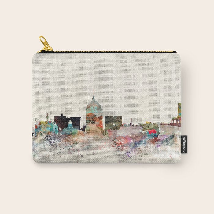 fresno skyline Carry All Pouch Gallery Image 1