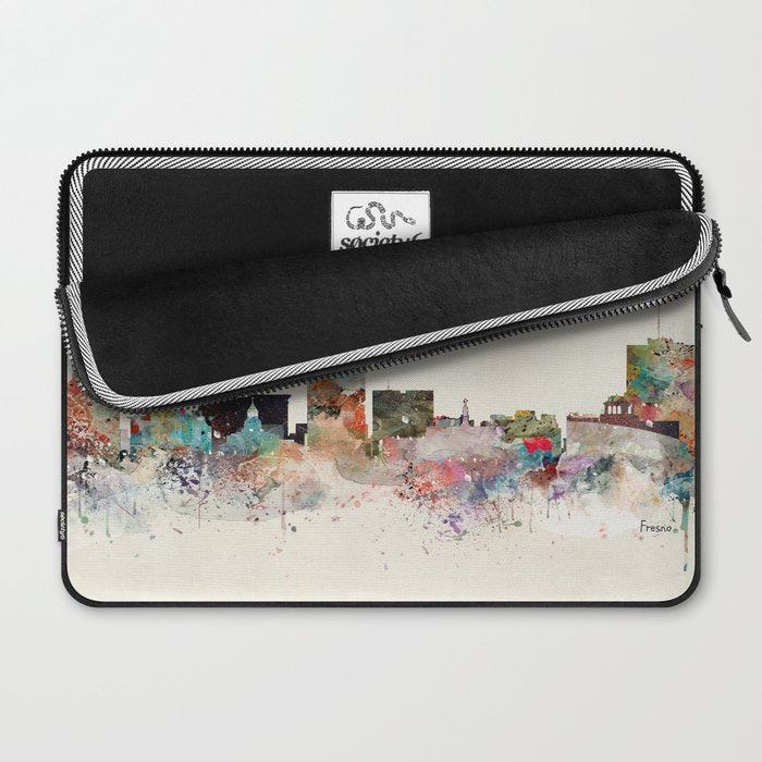 fresno skyline Laptop Sleeve Gallery Image 2