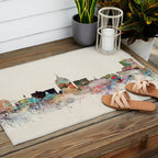 fresno skyline Outdoor Rug Gallery Image 2