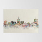 fresno skyline Rug Gallery Image 2