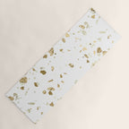 Metallic Gold Terrazzo Sparkle Yoga Mat Gallery Image 1