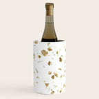 Metallic Gold Terrazzo Sparkle Wine Chiller Gallery Image 2