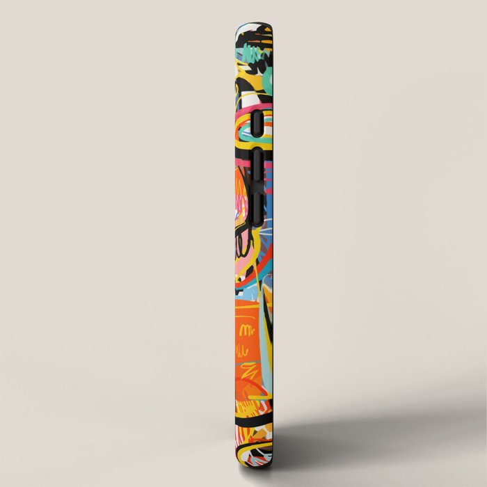 Graffiti Street Art Pattern Colorful Tribal Abstract by Emmanuel Signorino iPhone Case Gallery Image 2