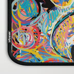 Graffiti Street Art Pattern Colorful Tribal Abstract by Emmanuel Signorino Laptop Sleeve Gallery Image 3