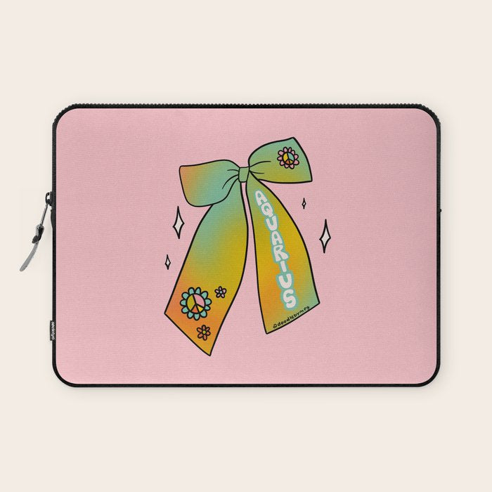 Aquarius Bow Laptop Sleeve Gallery Image 1