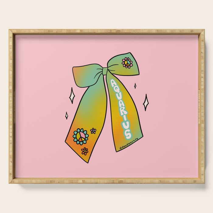 Aquarius Bow Serving Tray Gallery Image 1