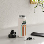 Rainbow cat 3 lover hugs Water Bottle Gallery Image 4