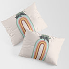 Rainbow cat 3 lover hugs Pillow Sham Gallery Image 3