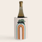 Rainbow cat 3 lover hugs Wine Chiller Gallery Image 1