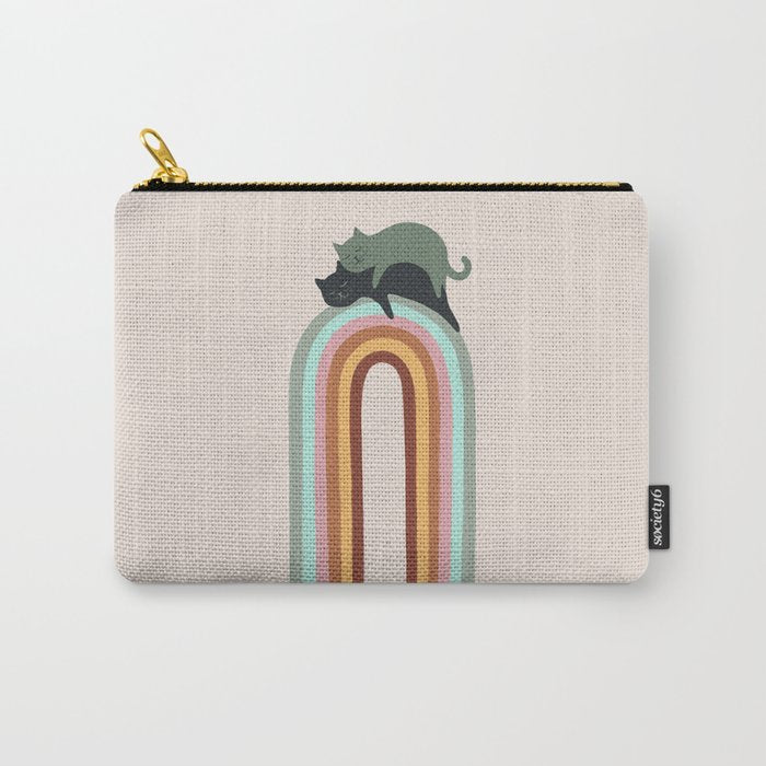 Rainbow cat 3 lover hugs Carry All Pouch Gallery Image 1