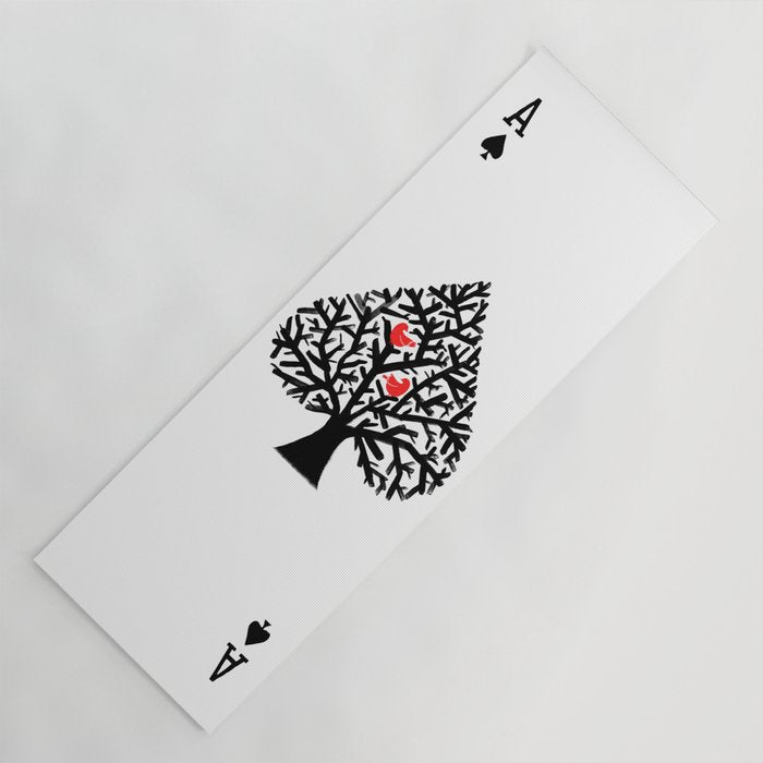 Ace of spade Yoga Mat Gallery Image 1