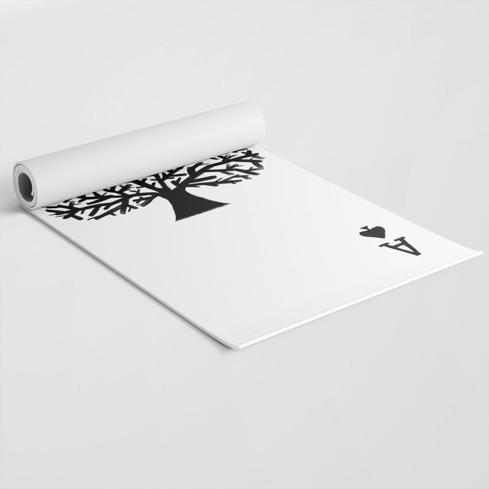 Ace of spade Yoga Mat Gallery Image 2