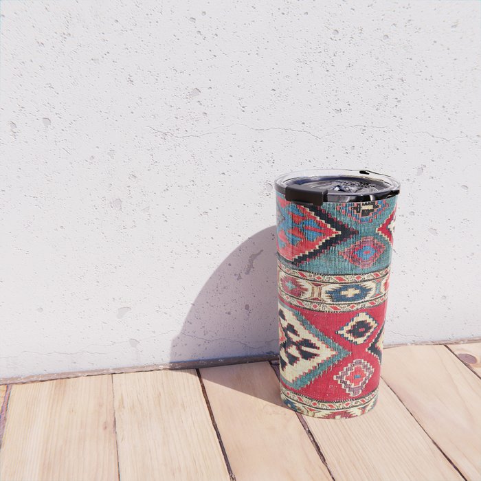 Shahsavan  Antique Azerbaijan Persian Khorjin Print Travel Mug Gallery Image 4