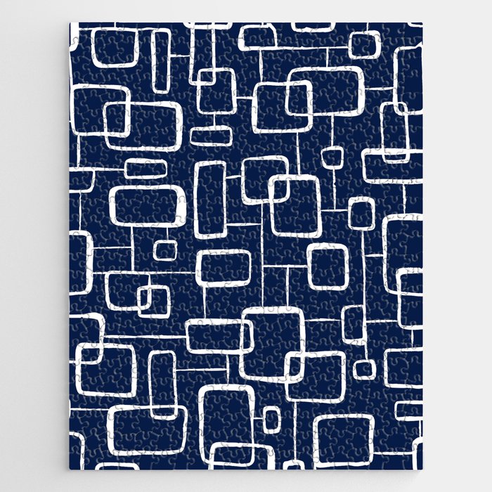 On The Quad - Navy Blue Jigsaw Puzzle Gallery Image 1