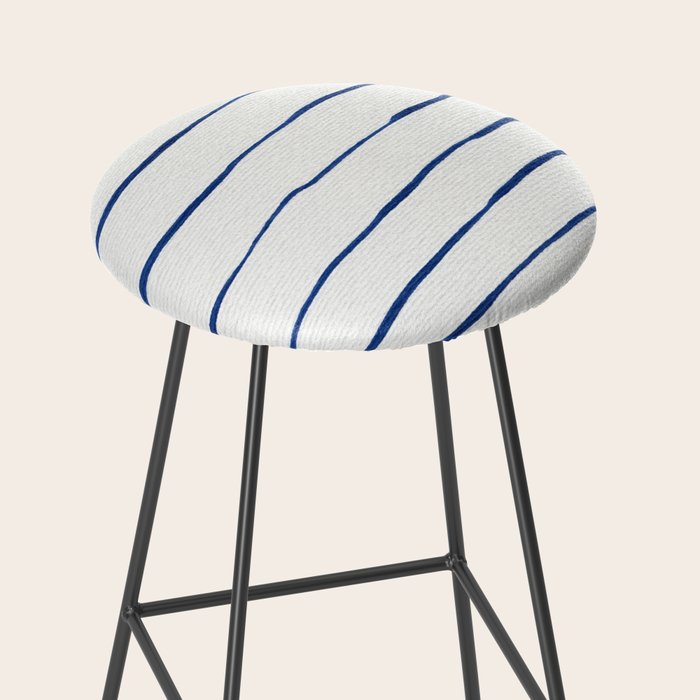 Blue Stripes Stool Gallery Image 2