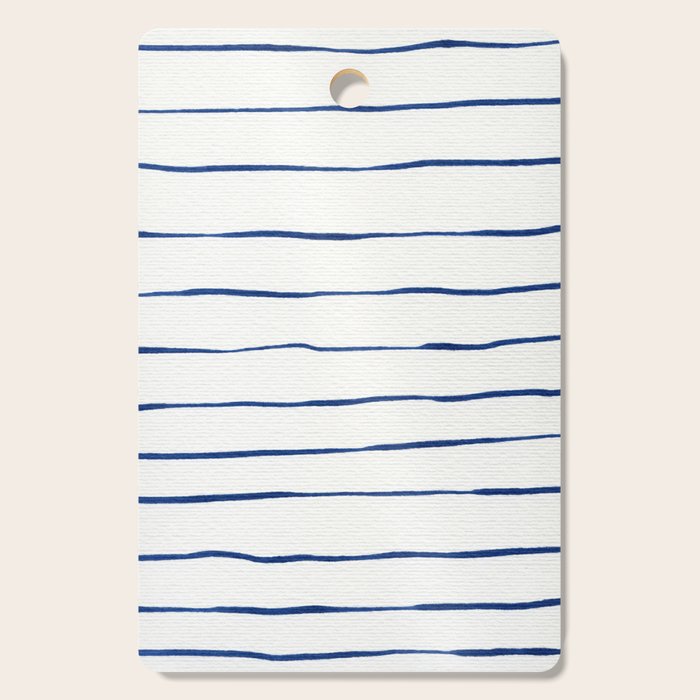 Blue Stripes Cutting Board Gallery Image 1