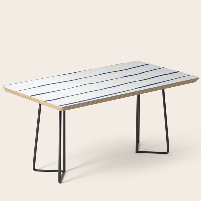 Blue Stripes Coffee Table Gallery Image 1