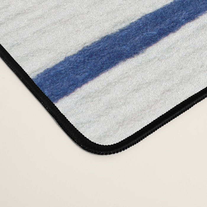 Blue Stripes Desk Mat Gallery Image 4
