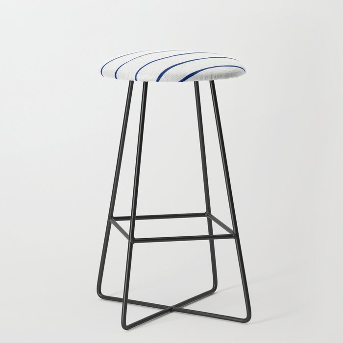 Blue Stripes Stool Gallery Image 1