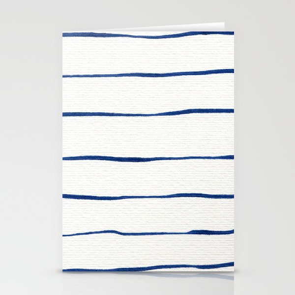 Blue Stripes Stationery Card Gallery Image 1