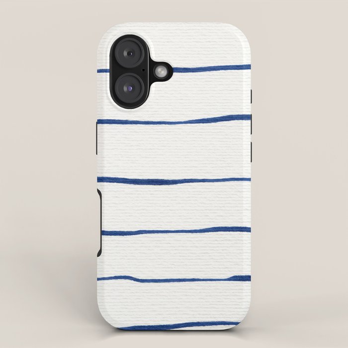 Blue Stripes iPhone Case Gallery Image 1