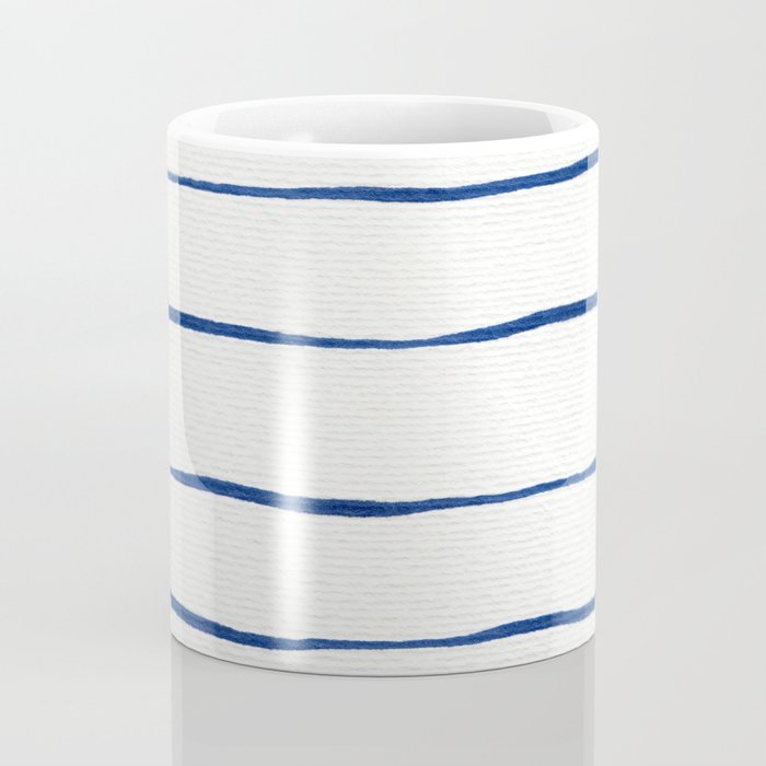 Blue Stripes Coffee Mug Gallery Image 4