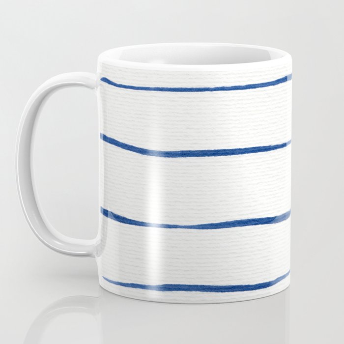 Blue Stripes Coffee Mug Gallery Image 3