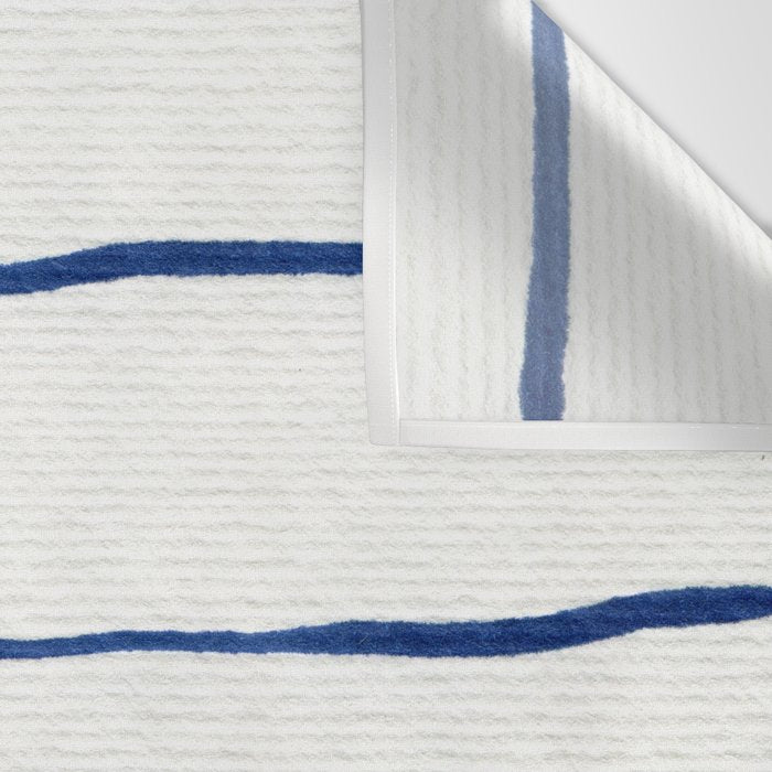 Blue Stripes Wall Tapestry Gallery Image 3