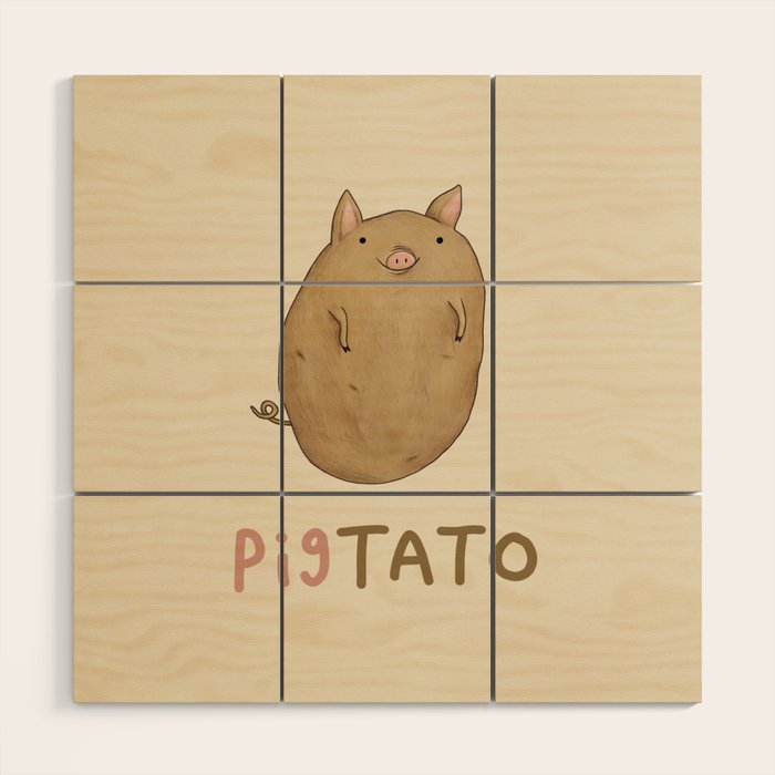 Pigtato Wood Wall Art Gallery Image 1