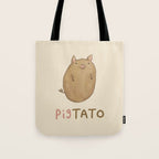 Pigtato Tote Bag Gallery Image 1