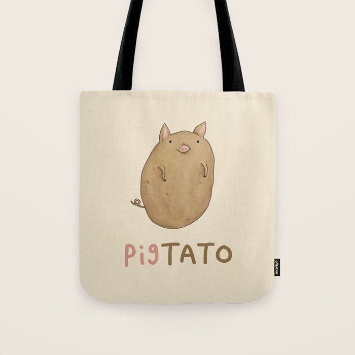 Pigtato Tote Bag Gallery Image 1