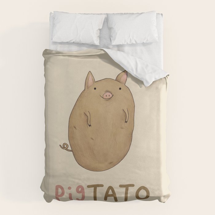 Pigtato Duvet Cover Gallery Image 1